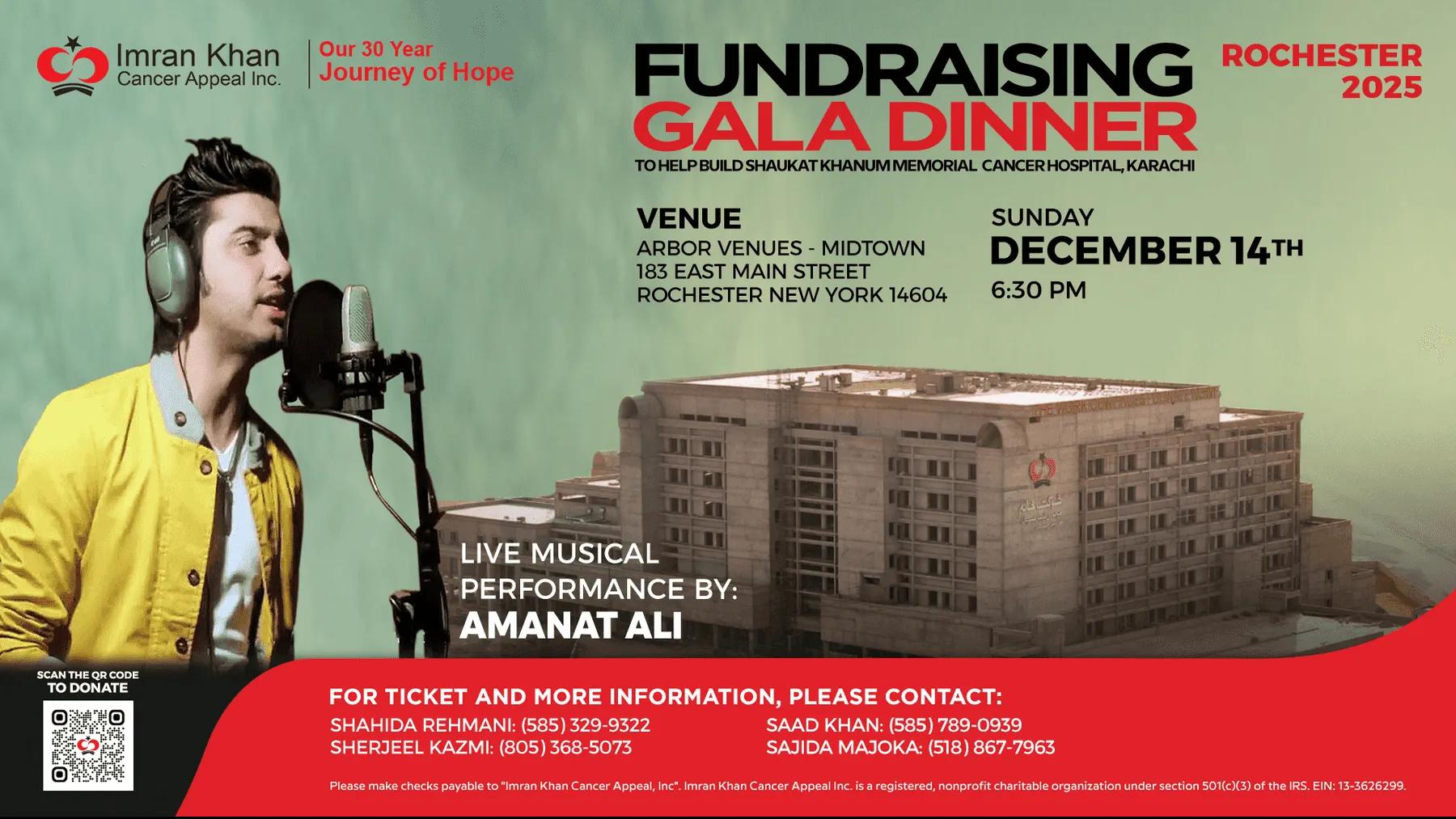 Shaukat Khanum Fundraising Gala Dinner